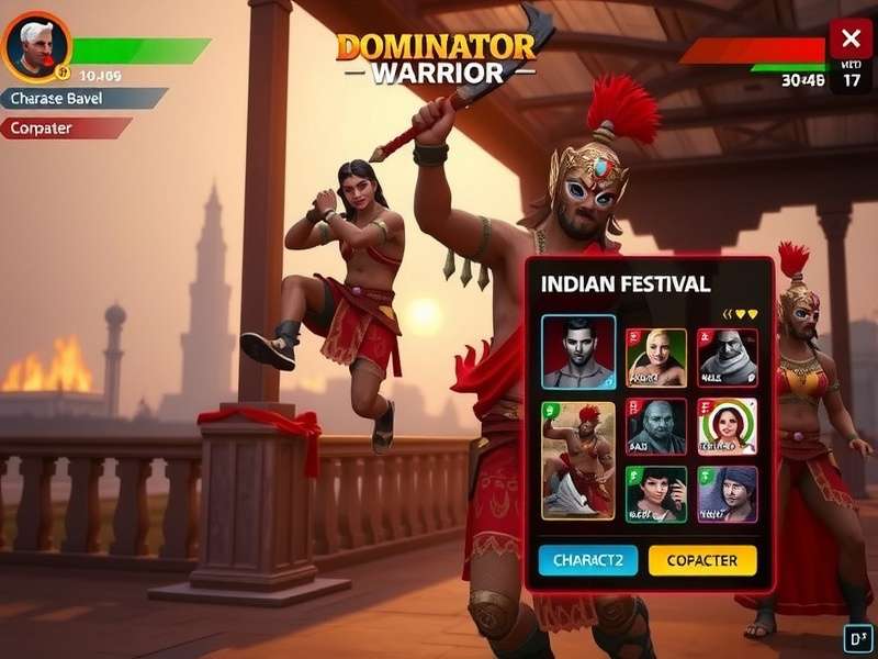 Dominator Warrior character customization screen