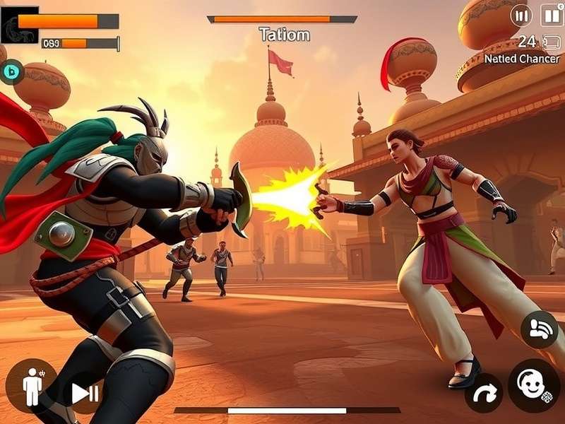 Dominator Warrior gameplay screenshot showing character combat